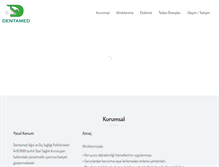 Tablet Screenshot of dentamed.com.tr